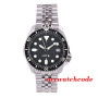 Tandorio Diving SKX Mod Mechanical Watch for Men Luxury Stainless Steel Wristwatch nh35a 120 clicks Bezel President Bracelet