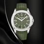 42MM Luxury Men Mechanical Wristwatch Stainless Steel Automatic Watch Rubber Strap Lumminous Waterproof