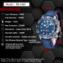 PAGANI DESIGN Men's Mechanical Watch Men Automatic Luxury Waterproof Sapphire Glass Leather Rubber WristWatches PD-1667