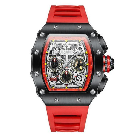 Watch for Men Waterproof Watches Business with large dia Sport Luxury Casual Silicone Stainless Steel  Fashion Wristwatch Man