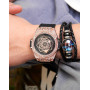 Watch for Men Fashion Waterproof Watches Top Brand Stainless Steel Quartz Luxury Wrist Sports Watches Leather Relogio Masculino