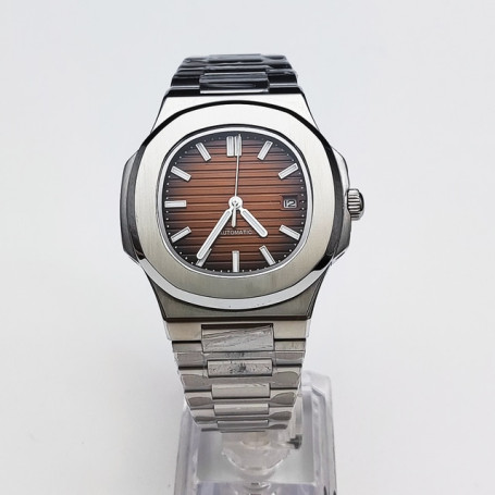 6 Colors Luxury 40MM Square NH35 Movement Automatic Mechanical Men's Watch Sapphire Crystal Date Stainless Steel Strap Nautilus