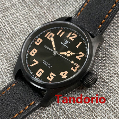 Tandorio Automatikuhr, 39 Mm, Saphirglas, 20 ATM