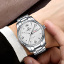 CARNIVAL Men Mechanical Watches Luxury Calendar Waterproof Watch Stainless Steel Automatic Wristwatch for Mens Relogio Masculino