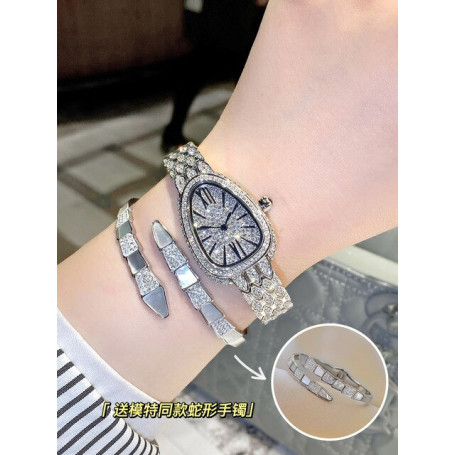 Diamond Women Watches Gold Watch Ladies Wrist Watches Luxury Brand Rhinestone Women's Bracelet Watches Female