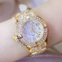 WomenWatches Diamond Gold Watch Ladies Wrist Watches Luxury Brand Rhinestone Women's Bracelet Watches Female Relogio Feminino