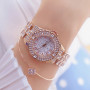 WomenWatches Diamond Gold Watch Ladies Wrist Watches Luxury Brand Rhinestone Women's Bracelet Watches Female Relogio Feminino