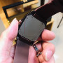 Quartz Watch 34mm 39mm Starry Square Bracelet Watches Rubber Band Wristwatch  Date