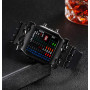 Binary Watch Fashion Binary LED Digital Wristwatch Date Square Dial Casual Plastic Strap Bracelet Watch