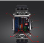 Binary Watch Fashion Binary LED Digital Wristwatch Date Square Dial Casual Plastic Strap Bracelet Watch