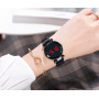 Luxury LED Watch Women Magnetic Bracelet Watches Rose Gold Digital Dress Watch Quartz Wristwatch Ladies Clock