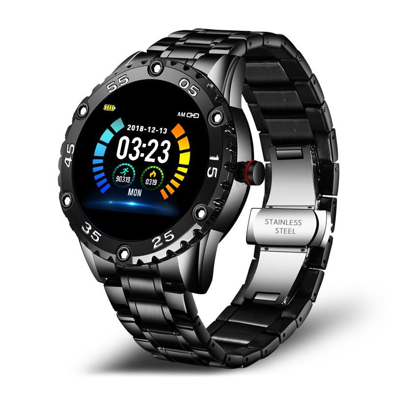 Luxury Full Circle Touch Screen Mens Smart Watches IP68 Sports Fitness