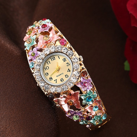 Women Watches Top Brand Luxury Diamonds Bracelet Elegant Ladies Dresses Wristwatches Fashion Rhinestone Clock Relogio Feminino