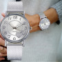 Fashion Women Watch Mesh Belt Watch Wild Lady Creative Fashion Gift Wrist Watch Bracelet Watches Women Watches Reloj Mujer
