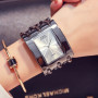 Casual Fashion Men's Bracelet Watch Three Chain  Quartz Watch Gift Watch Free Shipping