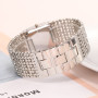Luxury Women's Watches Rhinestone Bracelet Watches For Women Gold Silver Watch Ladies Stainless Steel Quartz Clock reloj mujer