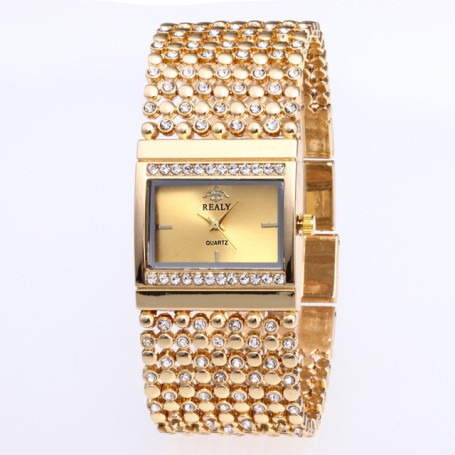 Luxury Women's Watches Rhinestone Bracelet Watches For Women Gold Silver Watch Ladies Stainless Steel Quartz Clock reloj mujer
