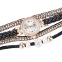 Ccq Women Fashion Casual Analog Quartz Women Rhinestone S Watch Bracelet Watch Ladies Girl Luxury Watch Bracelet 2022 Clock