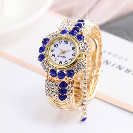 Bracelet Watch Women Rhinestone Wristwatch