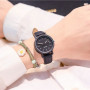 Women's Watch PU Leather Strap Women Quartz Watches Waterproof Round Dial Retro Bracelet Watch Wristwatch