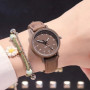Women's Watch PU Leather Strap Women Quartz Watches Waterproof Round Dial Retro Bracelet Watch Wristwatch
