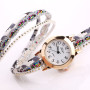 Reloj Mujer Gold Watch Women's Watch Bracelet Watch Color Diamond Rivet Ring Women's Watch European and American Fashion Watch