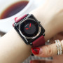 Women Bracelet Watches Contracted Leather Crystal WristWatches Women Dress Ladies Quartz Clock