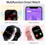 Smart Watch Women Fashion Bluetooth Call Watch Fitness Tracker Waterproof Sports Ladies Men Smartwatch For Android IOS