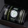 4pcs Watches Set Fashion Watch Men Sport Men's Quartz Watch For Men Business Clock relogio masculino