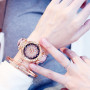 2pcs Women Watches Set Starry Sky Ladies Bracelet Watch Casual Leather Sports Quartz Watches（No Box）