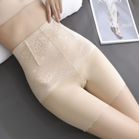 Flarixa 3 in 1 Safety Shorts Flat Belly Seamless Women's Panties High Waist Boxers Plus Size Hip Lift Shaping Shaper Underwear