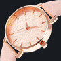 Women's Wristwatch Flowers Green Small Lady Dress Watches Leather Quaze Clock Roman Scale Relojes Para Mujer Montre Femme