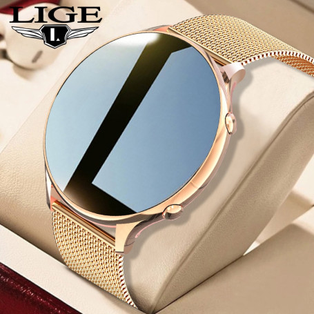 Lige New Smart Watch Women  Smartwatch Sports Clock Fashion Ladies Smartband Watch Waterproof Girl Bracelets For Android IOS