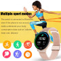 LIGE Women Smart Watch Waterproof 9mm Very Thin Alloy Shell Heart Rate Monitor Sport Watch Woman Smartwatch For Ladies Gift