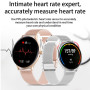 LIGE Women Smart Watch Waterproof 9mm Very Thin Alloy Shell Heart Rate Monitor Sport Watch Woman Smartwatch For Ladies Gift