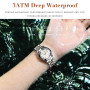 POEDAGAR Luxury Elegant Ladies Watch High Quality Casual Stainless Steel Luminous Waterproof Quartz Women's Watches Dress Clock