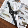 Creative New Concept Watch Fashion Couple Watches Minimalist Sport Unisex Watch Leather Strap Wrist Men Women Students Watch