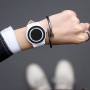 Creative New Concept Watch Fashion Couple Watches Minimalist Sport Unisex Watch Leather Strap Wrist Men Women Students Watch