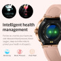LIGE Woman Smart Watch AMOLED Screen Blood Pressure Heart Rate Monitoring IP68 Waterproof Watch Ladies Smartwatch Fashion  +Gift