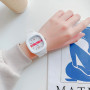 Square Watches Male Female Lovers Students Light Luxury Atmosphere Minority College High Appearance Level Simple Fashion