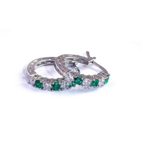 New Fashion Classic Simple Creative Colorful Zircon Earrings for Women Trend Luxury Blue Rhinestone Jewelry Gifts