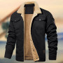 High Quality Men Jackets Autumn And Winter Solid Color Casual Padded Jacket Workwear Jacket Men's Clothing Chaquetas Hombre