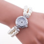 Elegant Wristwatches for Girls Students Casual Watches Fashion Pearl Bracelet Watches