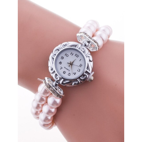 Elegant Wristwatches for Girls Students Casual Watches Fashion Pearl Bracelet Watches