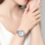 Ladies Watch Full Diamond Dial Bracelet Watch Set Ladies Bracelet Mesh Strap Quartz Watch Ladies Ladies Clock Relogio Mujer Hot