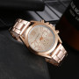Gold Silver Stainless Steel Fashion Women Watches  Luxury Ladies Wristwatches Rome Female Quartz Watch Gifts Clock