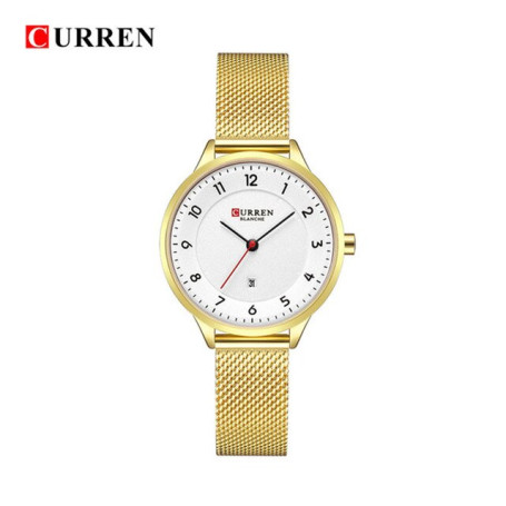 Curren Fashion women's watches Stainless Steel Gold watch women Curren Hot Selling Ladies Watch Quartz women watches 9035B