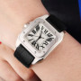 Reloj Hombre High Quality Dial 42mm 35mm Men's Leather Quartz Watch For Women Relogio Masculino
