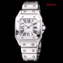 Reloj Hombre High Quality Dial 42mm 35mm Men's Leather Quartz Watch For Women Relogio Masculino
