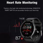 LIGE Fashion Smart Watch Men Fitness Bracelet Heart Rate Blood Pressure Monitoring Sports Tracker Smartwatch Gift for Women